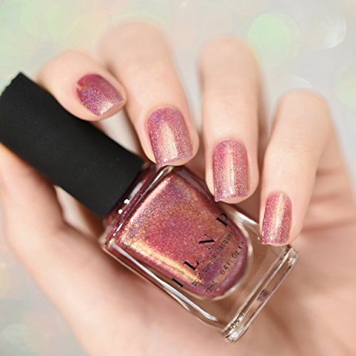 Image of ILNP Champagne Blush - Vintage Pink Holographic Nail Polish
