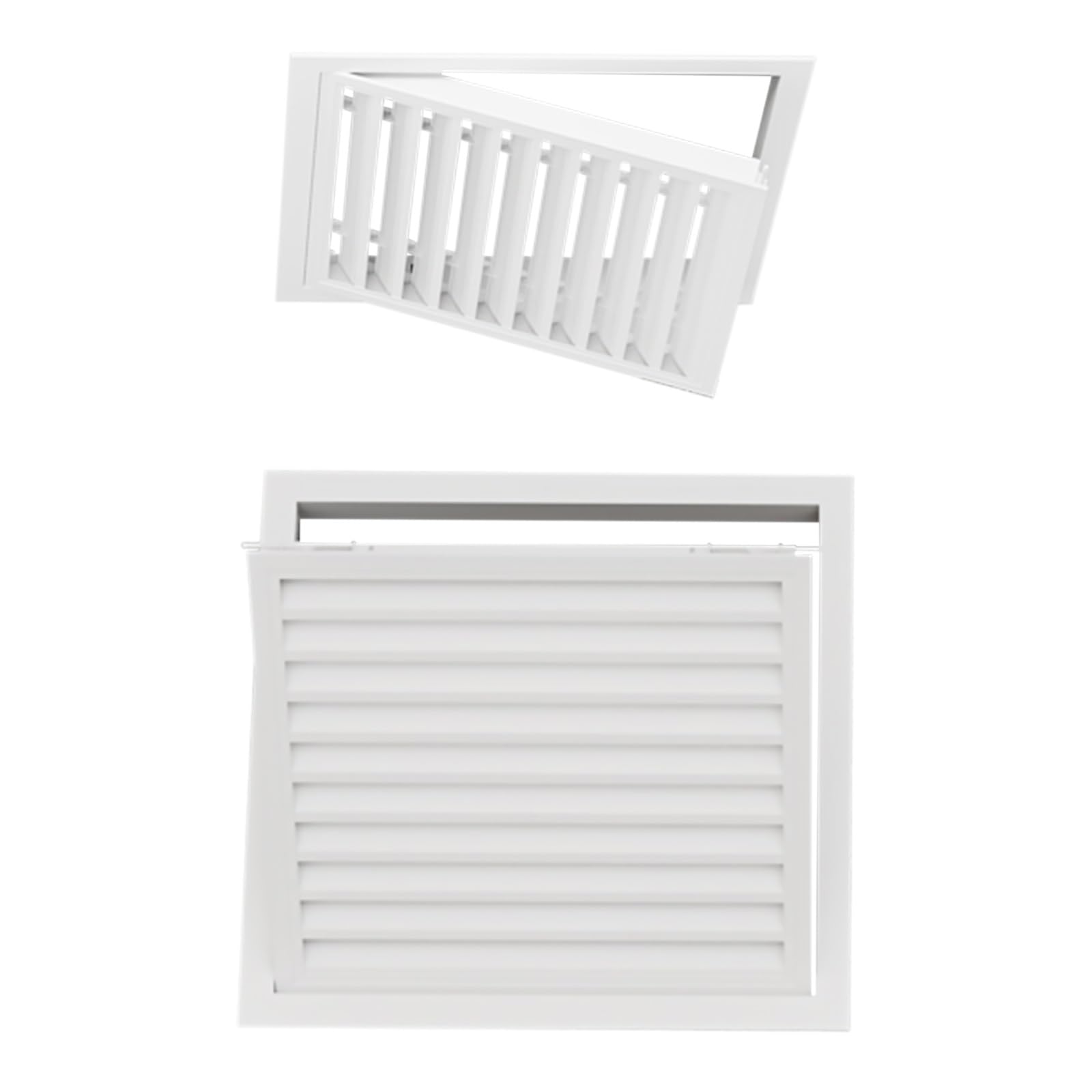 WEKONUMEX Inspection Hatch Revision Door, White Access Panel Door For Ceiling Wall 20-50cm Square Ventilation Cover(40 * 40cm)