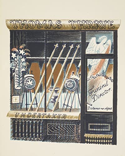 Poster sur toile Eric Ravilious High Street décoration sans cadre