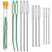Produktbild Kupink 11 Stück Stopfnadeln Sticknadeln Set Groß Auge Stumpfe Nadel Stahl Nähnadeln 4 Größen Auge Nadel mit Flasche für Webarbeit Stricken Sticken Nähen Kreuzstich