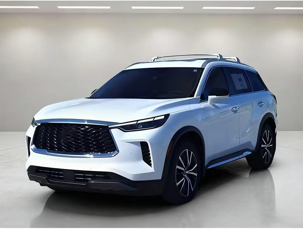 2pcs fit for Infiniti QX60 2022-2025 2026 Roof Rail Rack Crossbars Cross Bars Heavy Duty Aluminum Alloy Silver