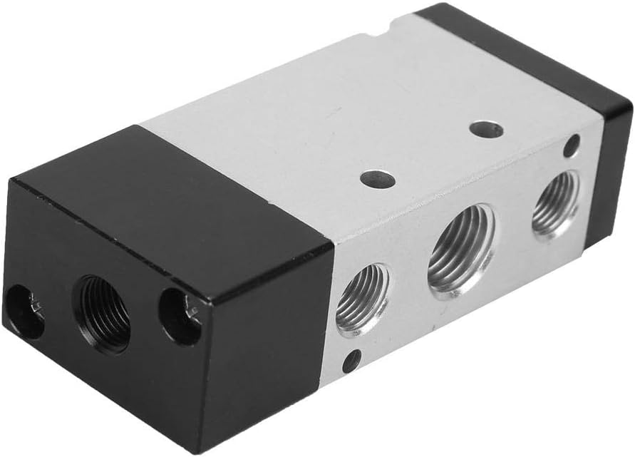 Industrial Pneumatic Solenoid Valve, 2 Position 5 Way, Aluminum Alloy, G3/8 inch, 4A310-10 Model, Air Control Mechanical Valve