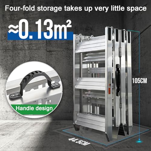 Rampa para motocicletas de aluminio 749 lbs capacidad miniatura 3