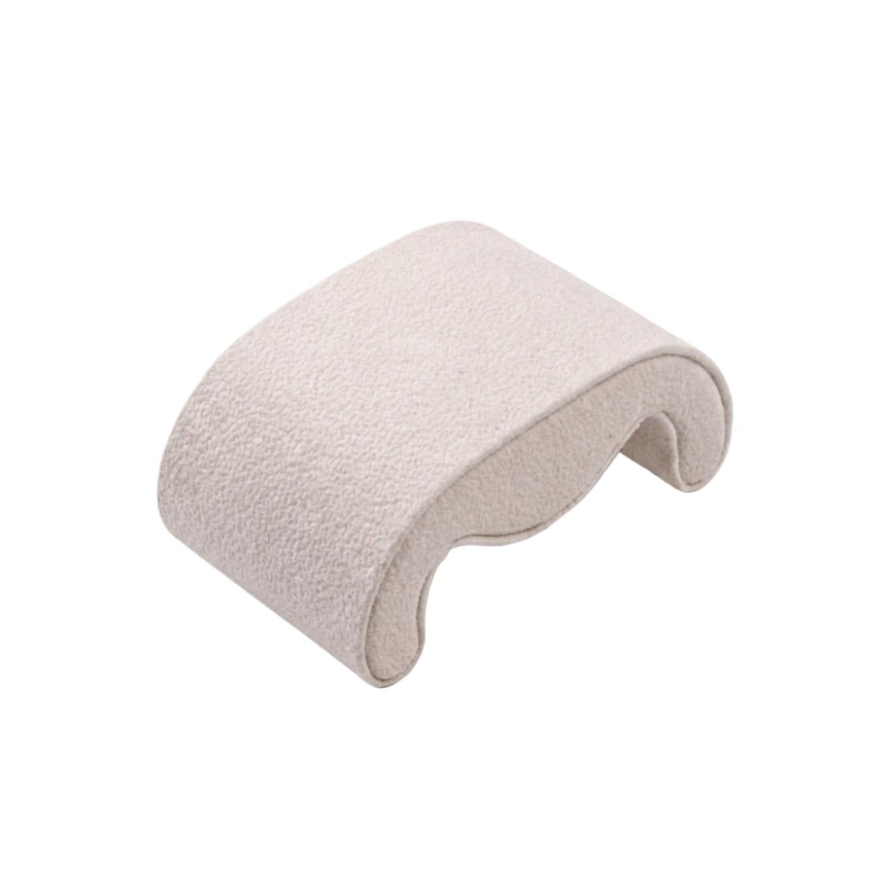 5pcs Suede Watches Storage Pillow Velvet Material Wristwatch Cushion Multi Functional Display Function for Watch(Beige)