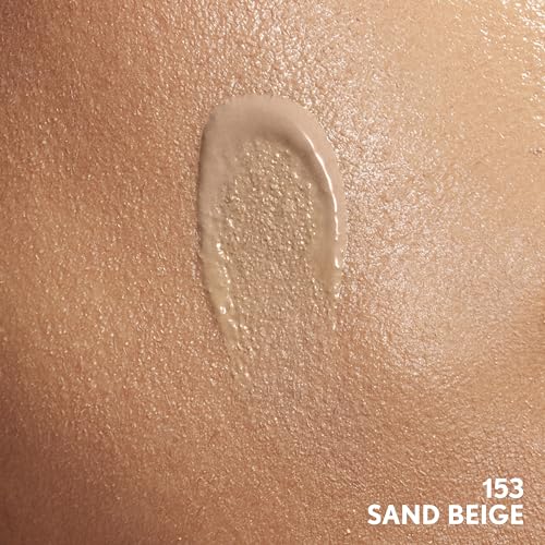 Image of COVERGIRL Clean Invisible Foundation Makeup, Dewy & Glowy Natural Finish, Buildable Coverage, Skin-Like Smooth Look, Vegan, Sand Beige, 1oz (Pack of 2)