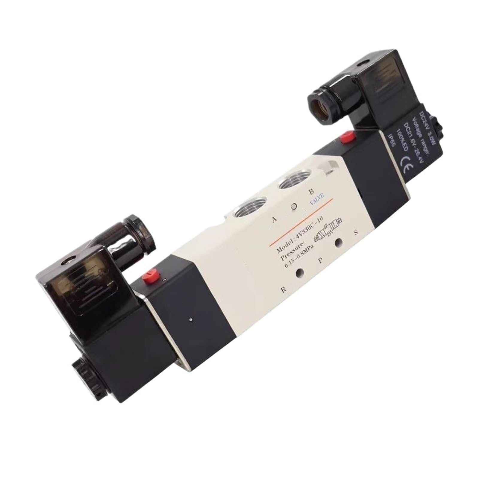 Solenoid valve pneumatique AC220V 5/2 pour électrovanne de rechange