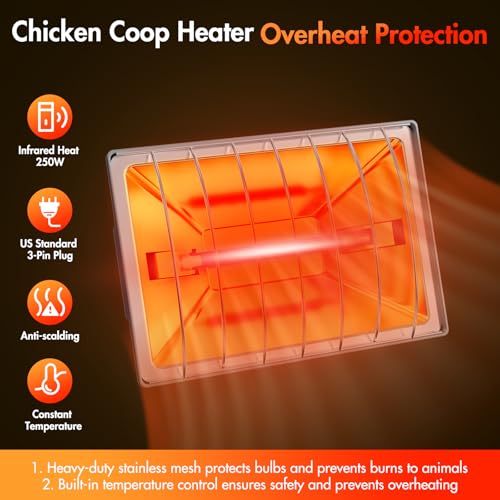 Kweetle 250W Chicken Coop Heater thumb #2
