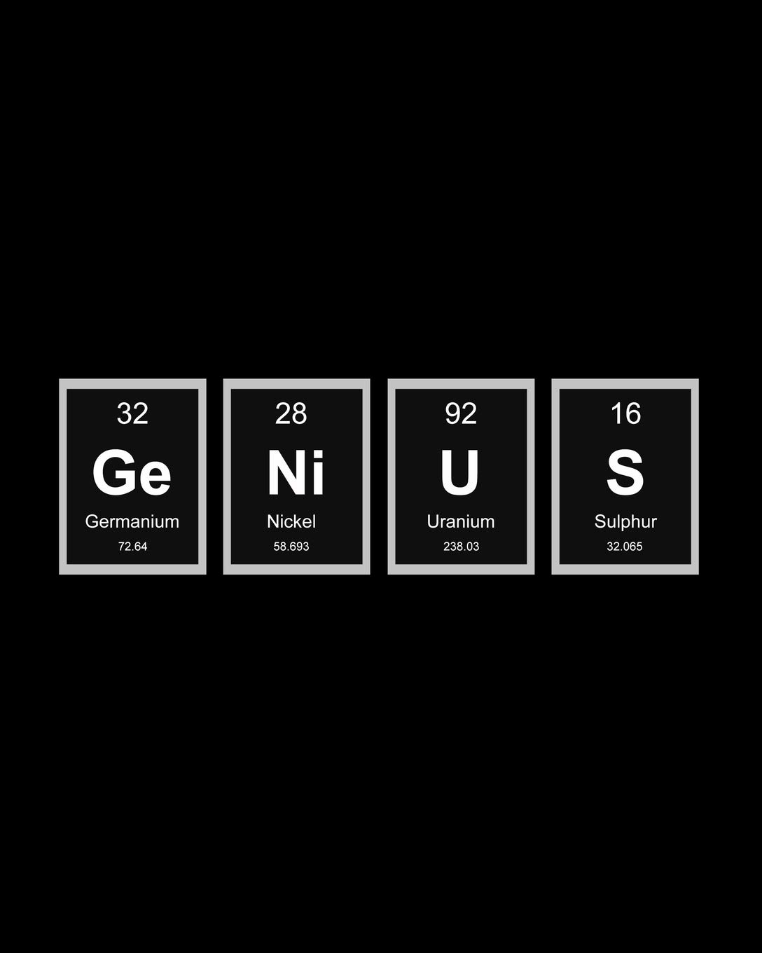 Buy Genius: Periodic Table of Elements, 8 X 10 Inch Matte Softcover  Paperback Notebook Journal with 120 Graph Paper Pages Book Online at Low  Prices in India | Genius: Periodic Table of