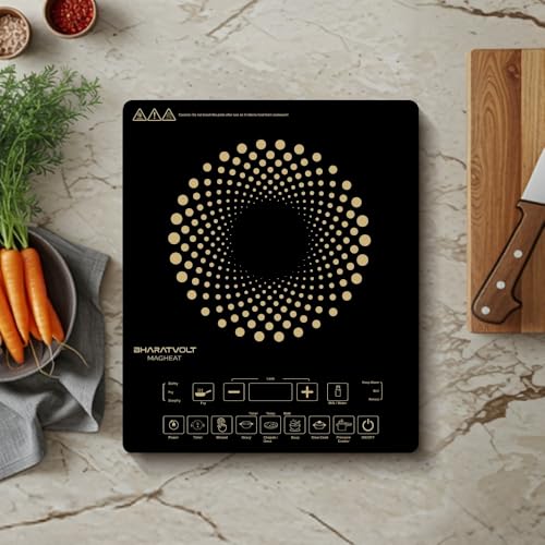 Image of Magheat 2100W Induction Cooktop | Crystalline Ceramic Glass | Feather Touch Control | 12 Preset Menus | Auto Pan Detection Sensor | 1-Year Product & 2-Year Coil Warranty | Kitchen Appliance