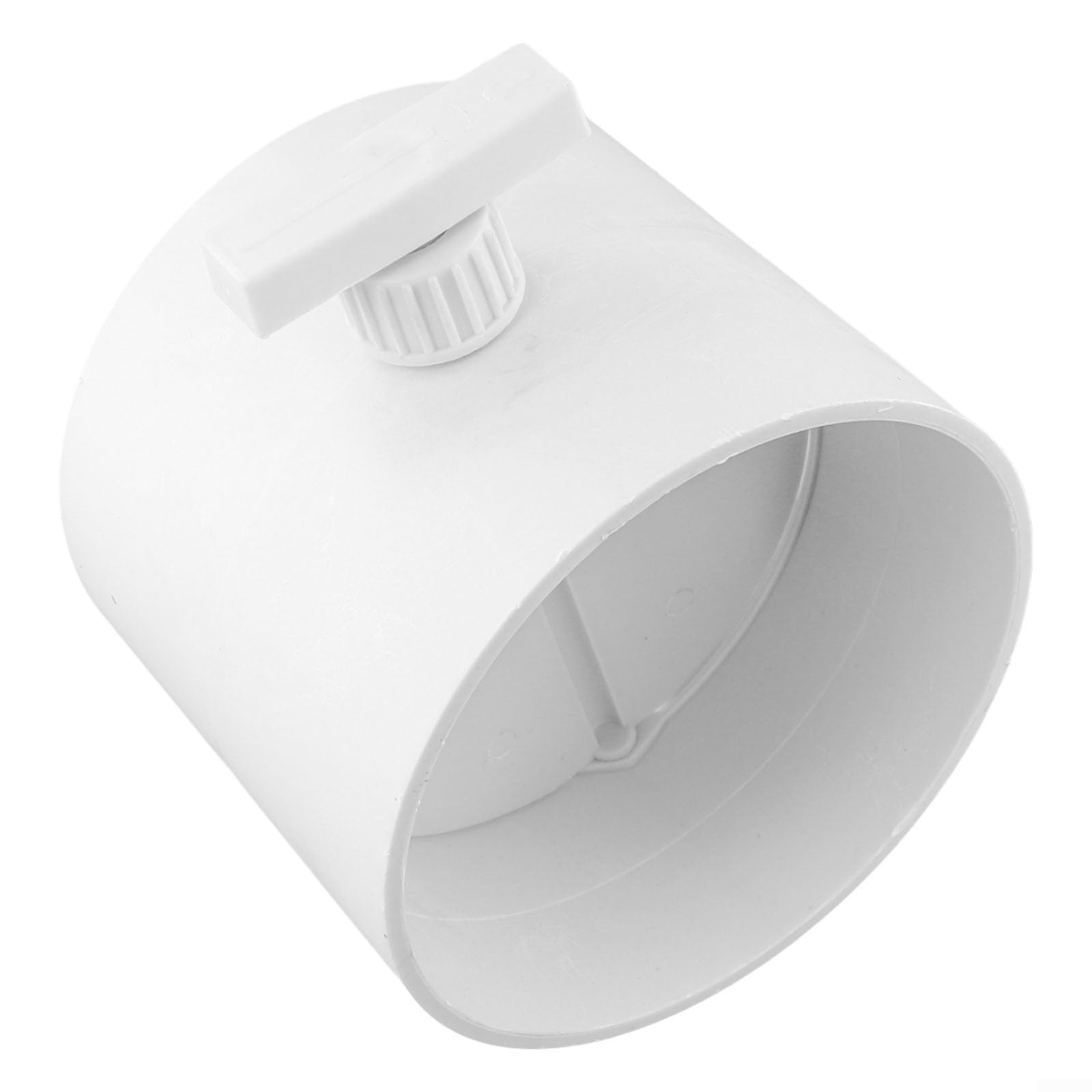 Clapet anti-retour de précision manuel blanc 160 mm en plastique haute résistance