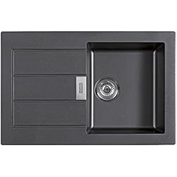 Fregadero Sintetico Poalgi Franke SID 611 – 78 114.0181.973 fregadero Sirius Tectonite, Onyx