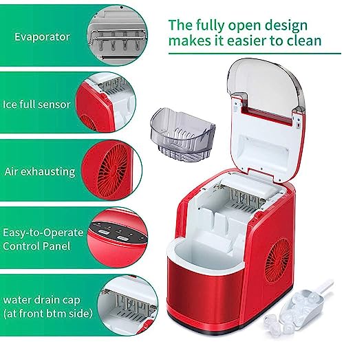 Máquina fabricadora de hielo portátil de mesa miniatura 4