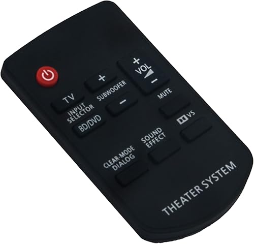 Miniatura 3 de N2QAYC000027 Control remoto de repuesto para sistemas de audio de cine en casa Panasonic SC-HTB10 SC-HTB500