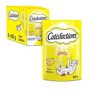Catisfactions Przysmaki dla kotów o smaku sera 6x60g
