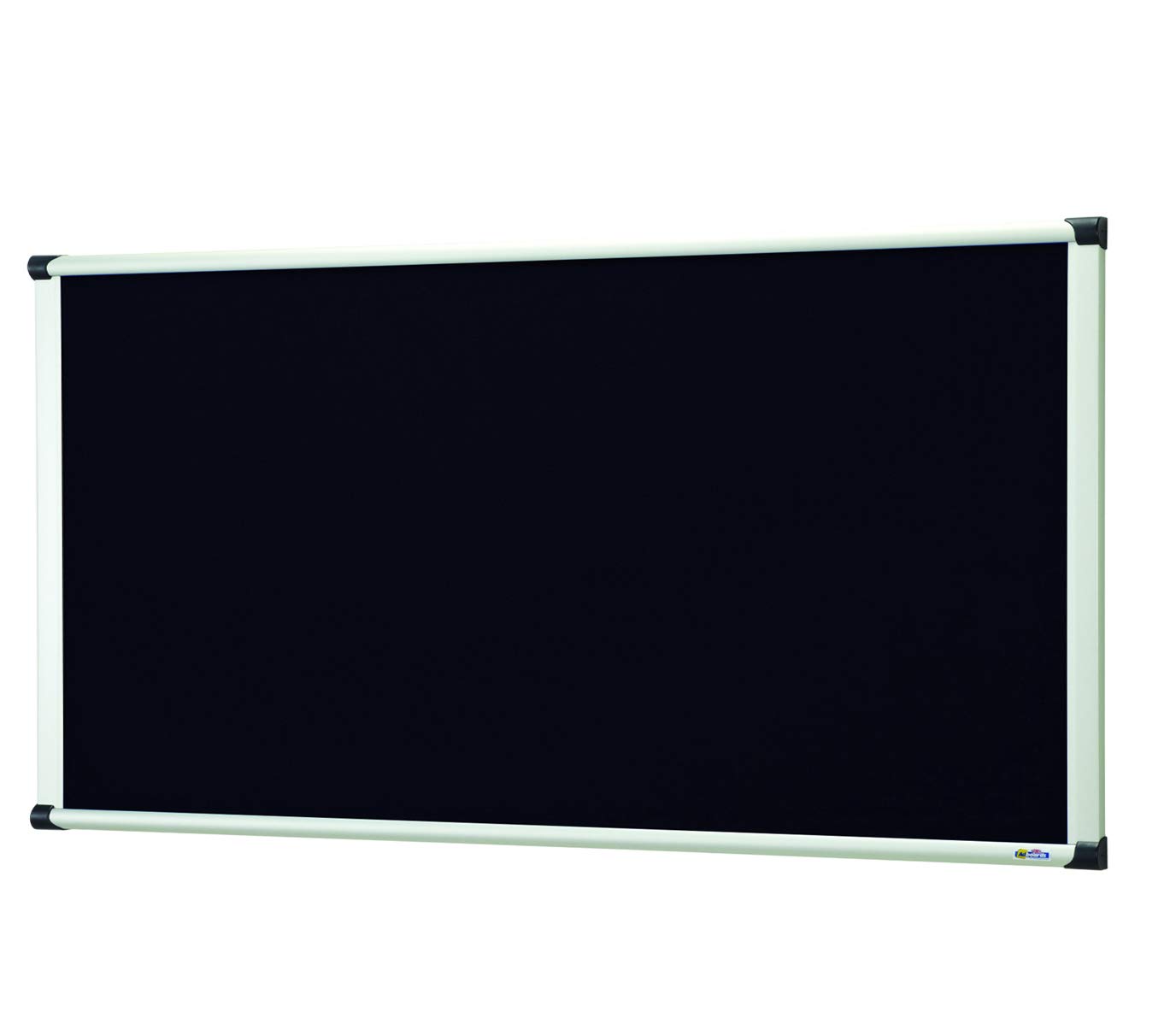 Premium Fire Retardant Black Felt Noticeboard Office Schools – 2400mm x 1200mm