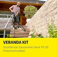 Kärcher Hochdruckreiniger K 4 Comfort Premium Veranda, Druck: 130 bar, Fördermenge: 420 l/h, Fläche: 30 m²/h, Gewicht: 17 kg, Flexibler HD-Schlauch, Schlauchtrommel, 4-in-1 Multi Jet, Veranda Kit – Ansicht 3