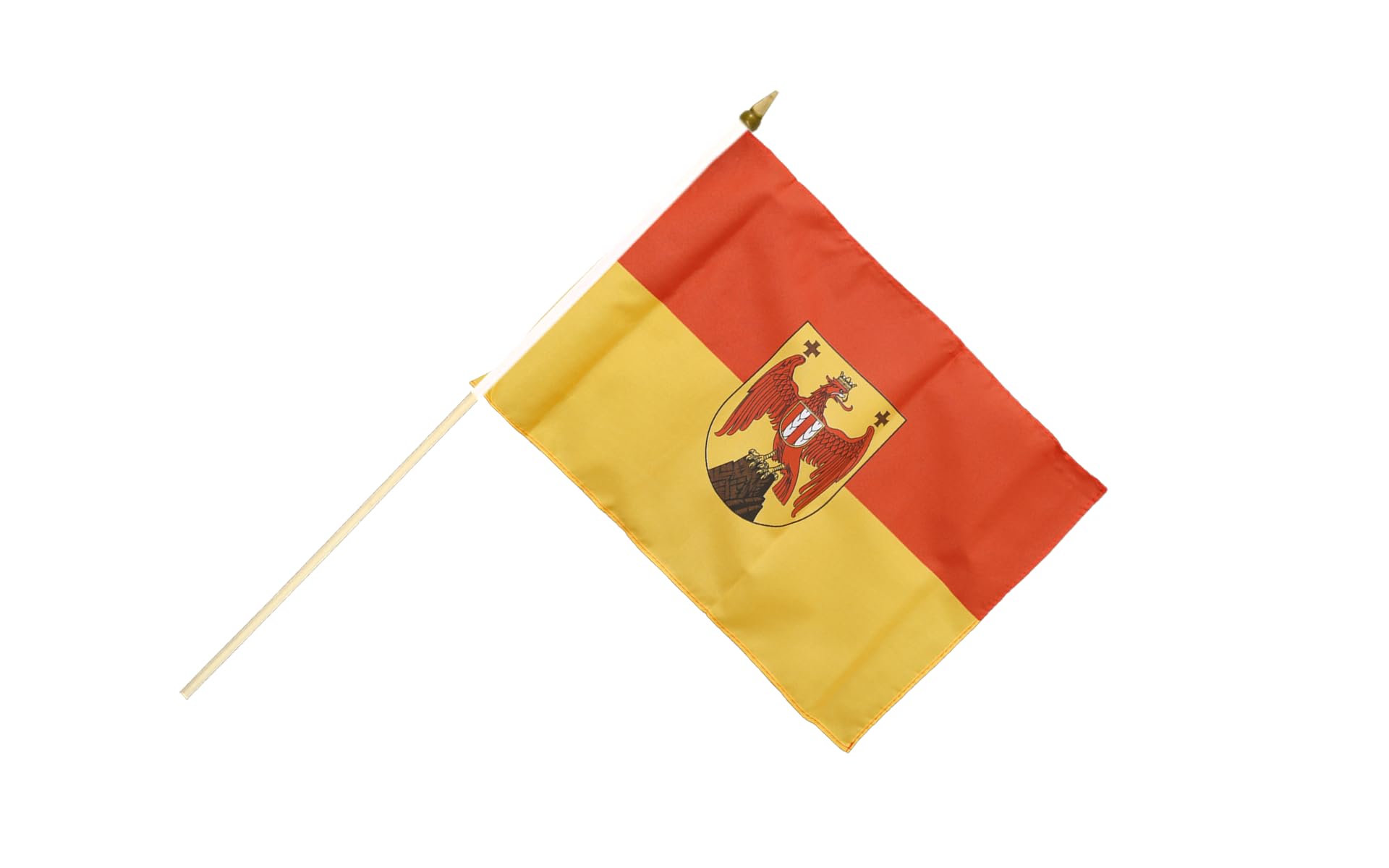 Drapeau Autriche Burgenland pour supporters et fêtes de décoration 60 x 90 cm