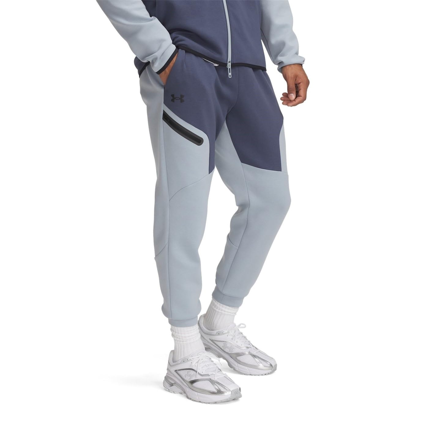 Under Armour Mens Ua Unstoppable Fleece Jogger EU Joggers Gray/Blue/Black S