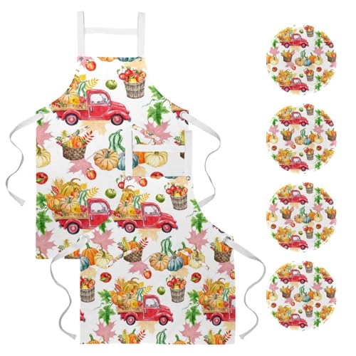 Tablier de cuisine pour pâtisserie et restaurant avec 4 broches
