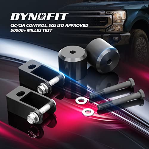 Dynofit 2.5" Leveling Lift Kit For 2005-2020 F-250 F350 Super Duty(4Wd),2.5 Inch Solid Front Struct Spacers+Shock Extenders For 05-20 Heavy Duty(Hd) F250 350 Coil Spring Suspension #TOP1