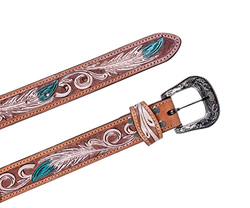 Western Genuine Leather Belt For Men and Women 30HQ0094