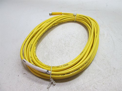 TURCK PKG 3M-10 CORDSET, PVC Jacket, U2515-22, Nickel Plated Brass Coupling, 10 Meter Length, M8 PICOFAST, Single Ended, Straight Female Connector, M8X1 Threaded, NO LEDs, 3X24 AWG