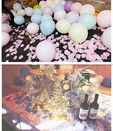 Happium 1000 pezzi Petali di rosa in seta artificiale Decorazioni romantiche Emulazione Petali di rosa per decorazioni di nozze Decorazioni per feste di confessione di San Valentino (Arancione