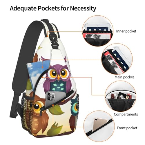 Bolso cruzado tipo bandolera para hombres y mujeres negro miniatura 5