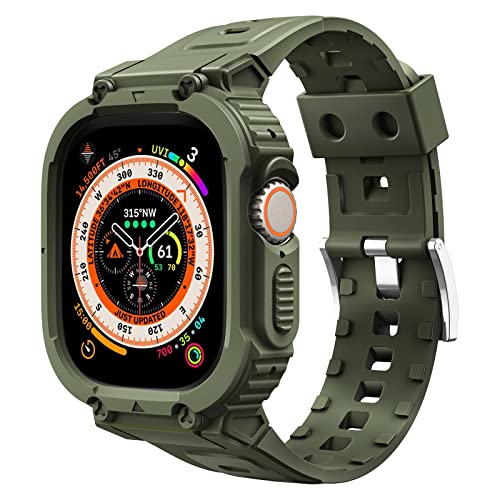 FINTIE Band with Case Compatible with Apple Watch