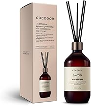 Cocodor Premium Reed Diffuser, 16.9 fl oz (500 ml), Savon, Large Capacity, Room Fragrance, Air Freshener, For Rooms, Popular Gift Present