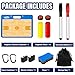 PLAYAPUT Coaching Clipboard,Magnetic Coaches Board with Double-Sided Dry Erase Marker Full and Half Court Coaching Board for Baseketball,Lineup White Board with Marker for Coaches Gift