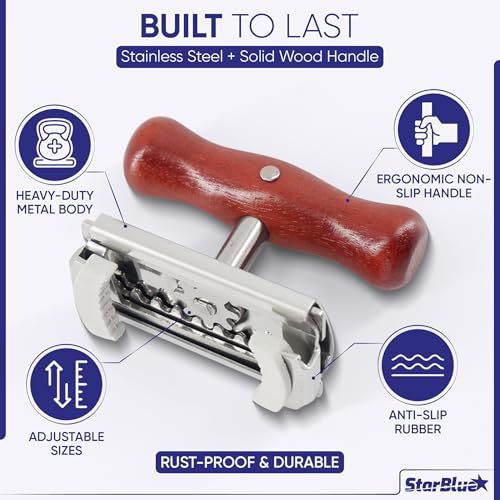 StarBlue Adjustable Jar Opener with Wood Handle — view 4