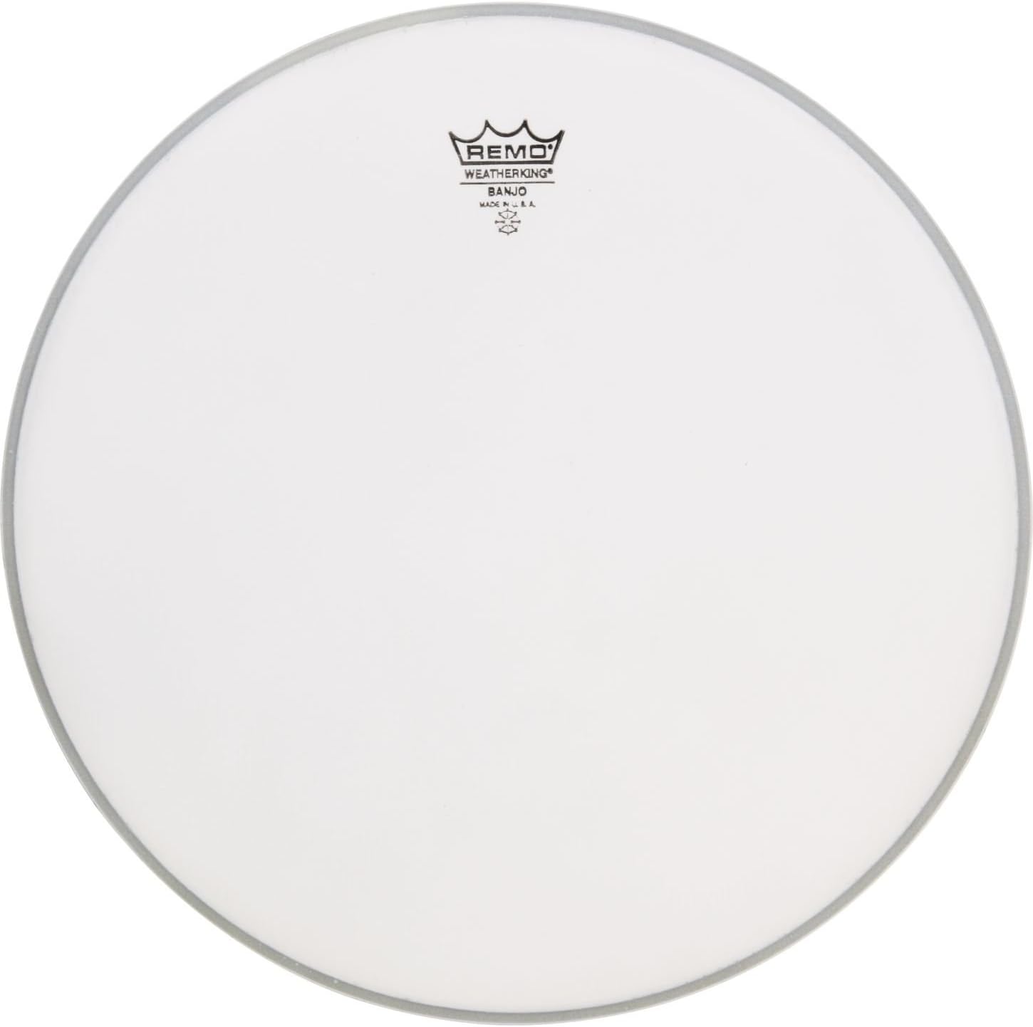 Remo BJ1102L5 11-2/16-Inch Fiberskyn Diplomat Banjo Head, Low Collar