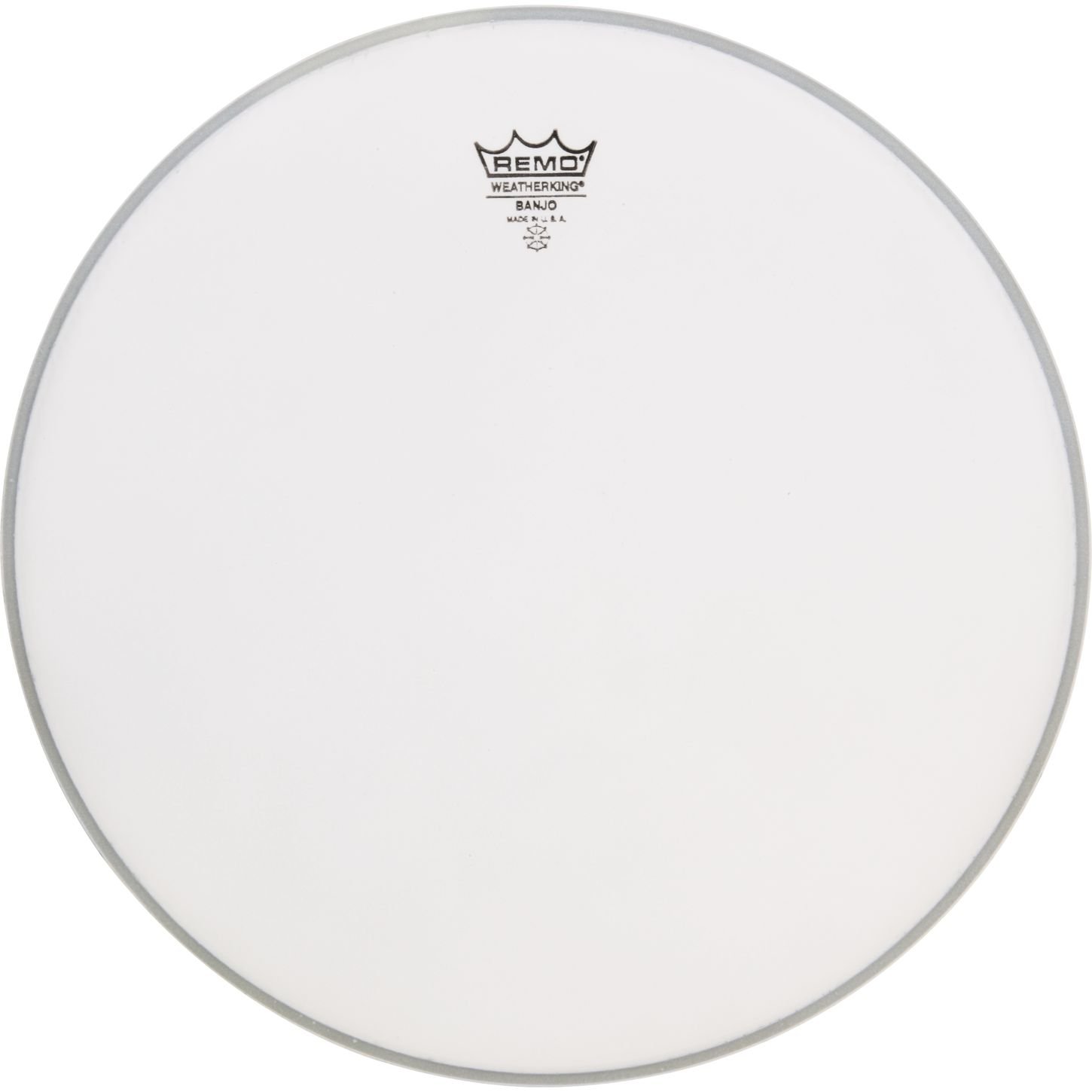Remo bj-1012-m1 10 – 12/16 Banjo Cabeza con revestimiento de, en la parte superior, medio cuello