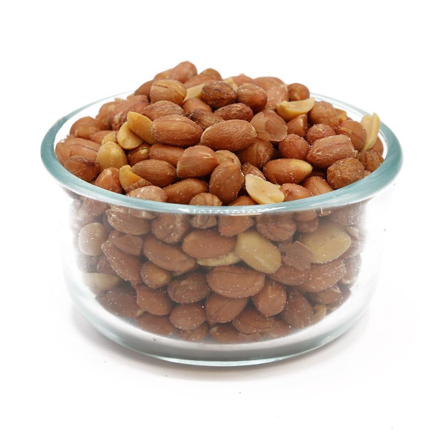 C.J. Dannemiller Spanish Peanuts, Bulk 10 LB Box, Shelled, Roasted & Salted Peanuts Great For Snacking, Trail Mix