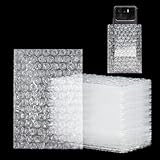 50 Pcs Bubble Pouches Wrap small bag,4 Inch x 6 Inch Clear Bubble Out Bags Protective Bubble Pouch,Double Walled Bubble Cushioning Bags for Moving, Shipping and Packing