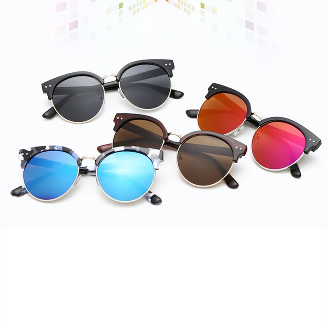 Mode Cat Eye Sonnenbrille Frauen Runde Gradienten Objektiv Luxus Vintage Uv400