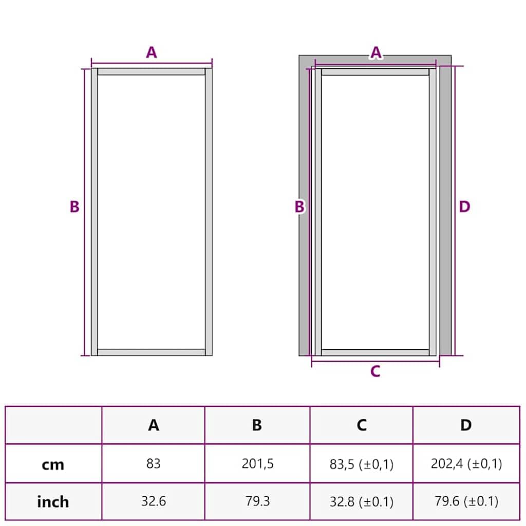 vidaXL Puerta para el Hogar 83 x 201,5 x 3,5 cm, Puerta Interiores Rectangular Moderna, con Cristal Templado y Marco de Aluminio, Ideal para hogar, Oficina y renovaciones