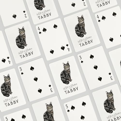 Lantern Press Tabby Cat 52 Cartas Poker miniatura 4