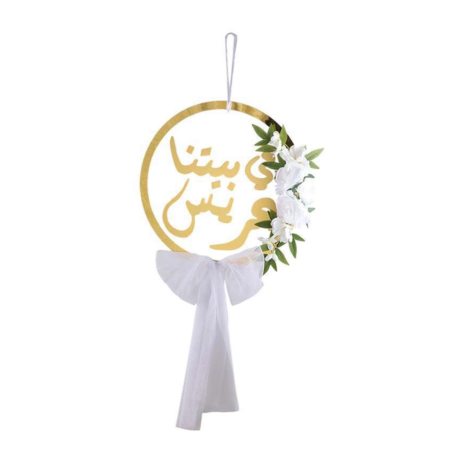Beautiful Fabric Flower Wreath for Wedding and Home Decoration in European Photo Props Wedding Arches Decoration