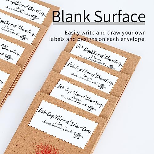 Swesara 100 Pack Small Coin Envelopes, 2.25 X 3.5 Brown Tiny Seed Envelopes Mini Parts Small Items Stamps Storage Packets Envelopes For Garden, Office Or Wedding Gift #TOP3