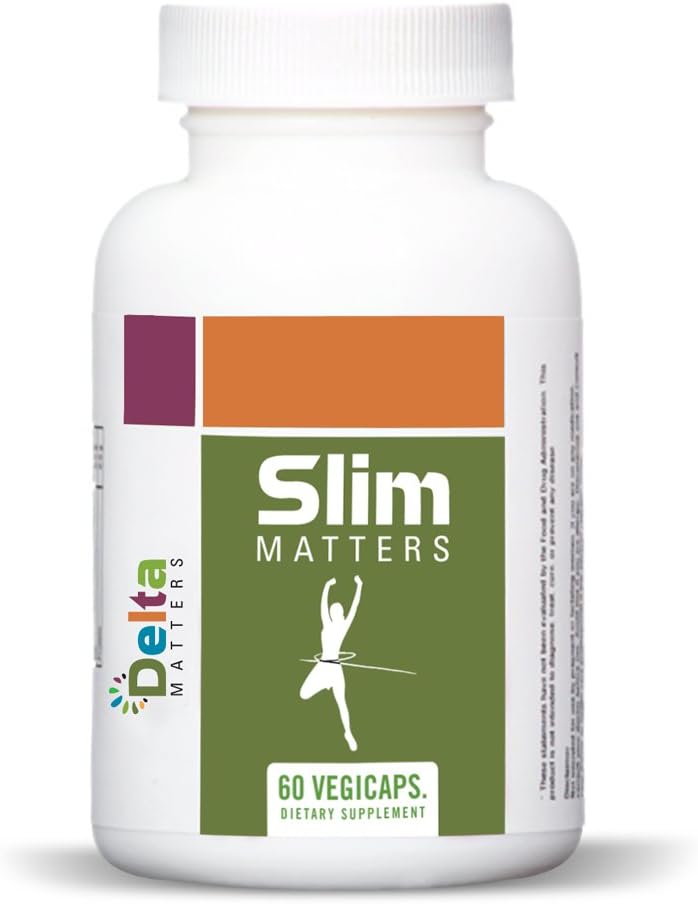 Delta Matters Slim Matters Tested for Garcinia, Acai,Chromium, Piperine - 60 Capsules