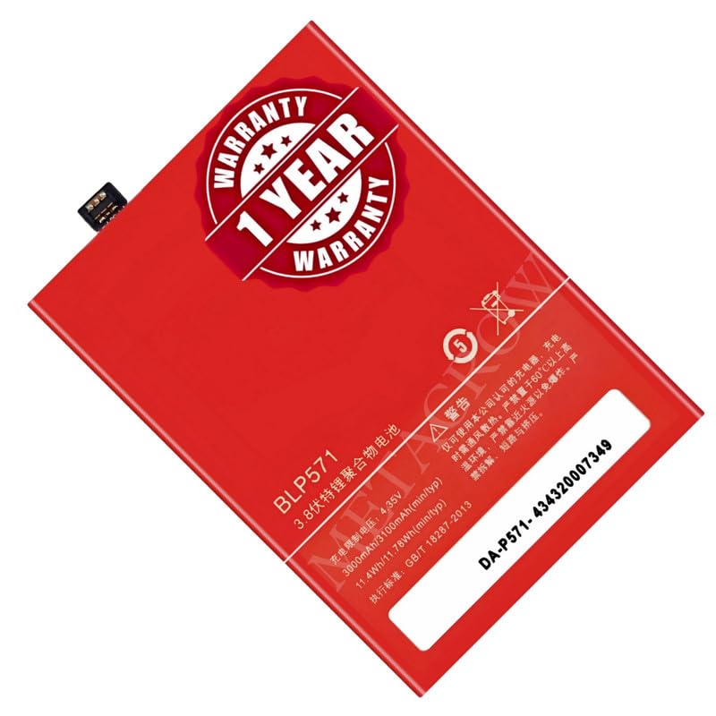 Image of Original BLP571 Battery Compatible for OnePlus 1 | OnePlus One (A0001) - (3100mAh) - 1 Year Warranty JK10