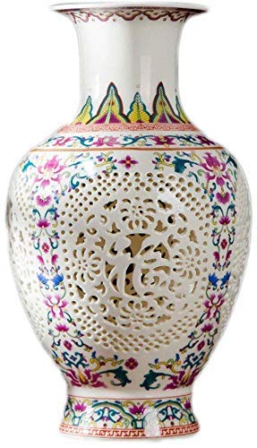 Vase en porcelaine DaysSimplicity au design floral creux d'exception
