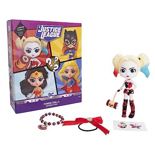Niñas, Video On Demand Ruz Juguete Unboxing Muñeca 8 Pulgadas con Accesorios DC Super Hero Girls Harley Quinn
