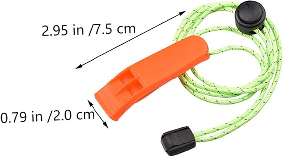 BESPORTBLE 5pcs Whistle Survival Whistle Plastic Whistle Sports Whistle Salvage Whistle Compass Whistle Basketball Whistle Outdoor Host