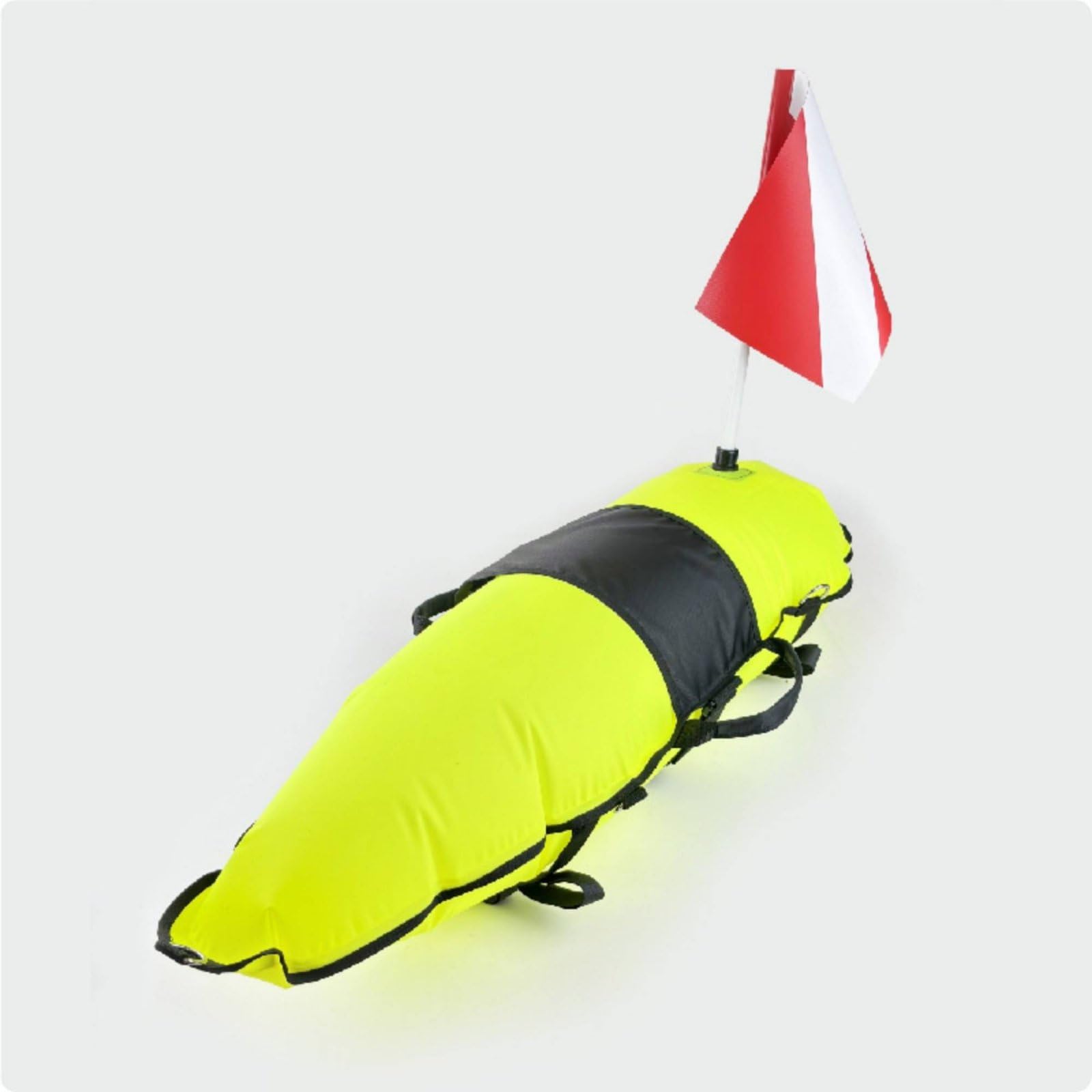 Tauchrettungsboje Aufblasbare Boje Signalboje Markierungsboje aus TPU Und Nylon für Auffällige Oberflächenmarkierung mit Tragriemen Und Einfachem