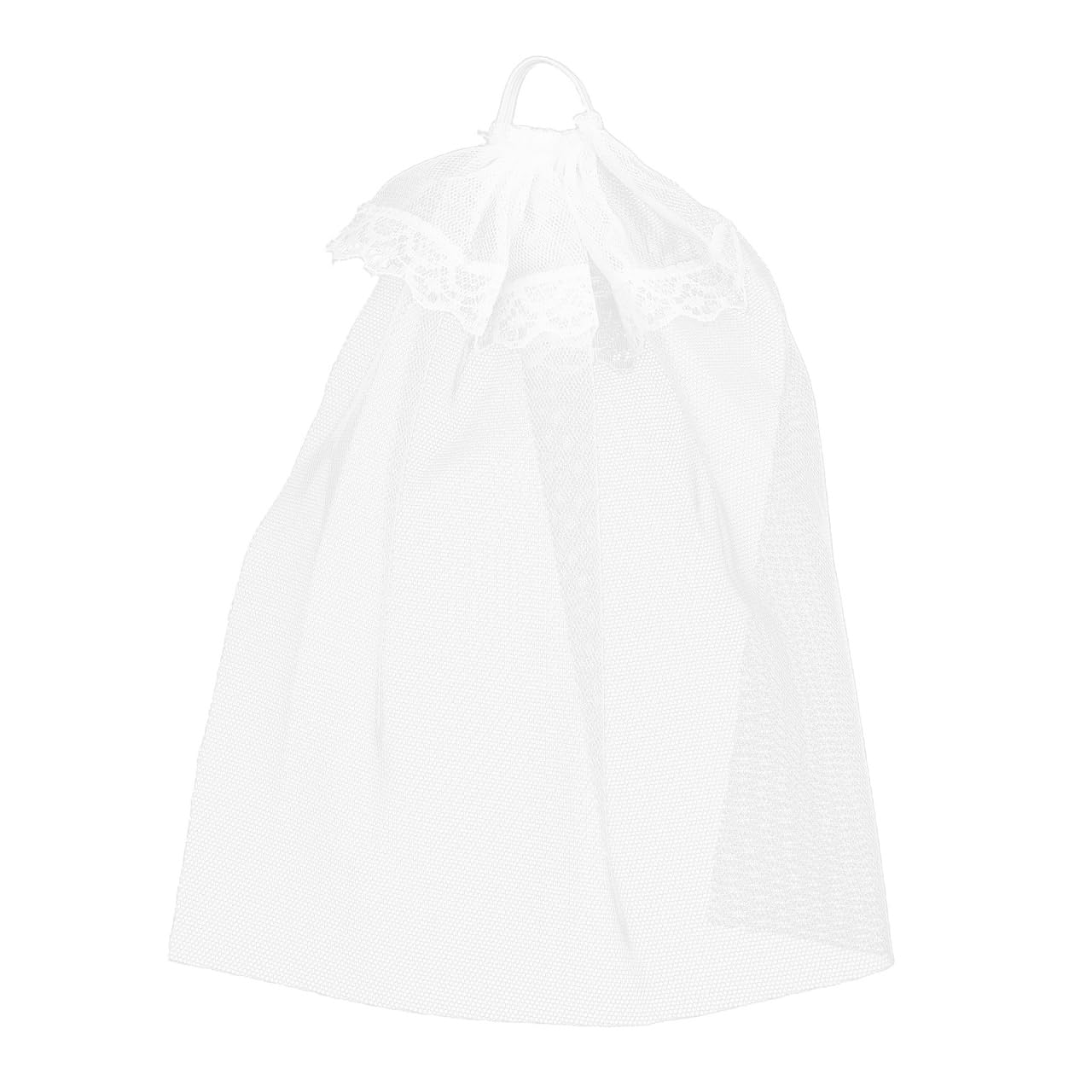 Gatuida 6pcs Doll Wedding Veils White Short Bridal Headpiece Accessories for Dress Up Play Elegant Craftsmanship and Versatile Fit for Various Fashion Dolls