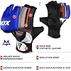 RDX-MMA-Gloves-Grappling-Sparring-Maya-Hide-Leather-Open-Ventilated-Palm-Kickboxing-Mixed-Martial-Arts-Muay-Thai-Pro-Training-Boxing-Punching-Bag-Workout-Half-Finger-Adjustable-Wrist-support-Mitts RDX MMA Gloves Grappling Sparring, Maya Hide Leather, Boxing Gloves Men Women Muay Thai Martial Arts Training, Half Finger Adjustable Mitts Wrist Support Kickboxing Cage Fighting Punching Bag Workout