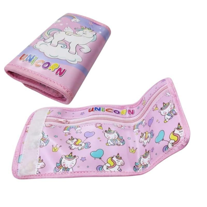 TERA13 Cartoon Theme Mini Money Purse for Girls & Women, Compact Cards & Coin Holder, Small Zipper Wallet for Kids, Coin Pouch for Girls, Birthday Return Gift (Unicorn 2 Pcs)-image-39